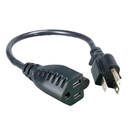 Comprehensive Extension Cord, 1 Outlets, Black, 25 ft ACP-BK-25